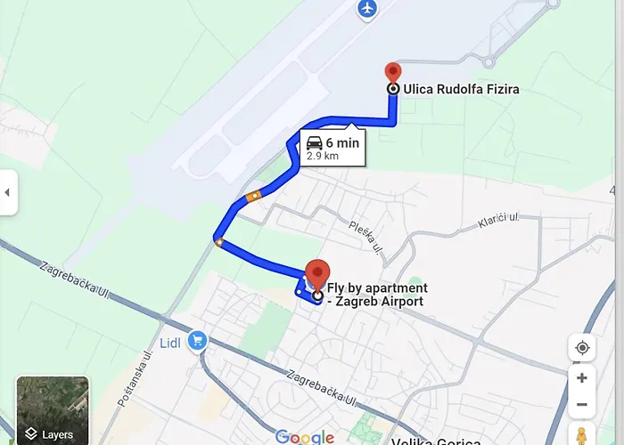 Fly By Suite - Zagreb Airport - 0-24H Self Check In&Out - Parking On Site