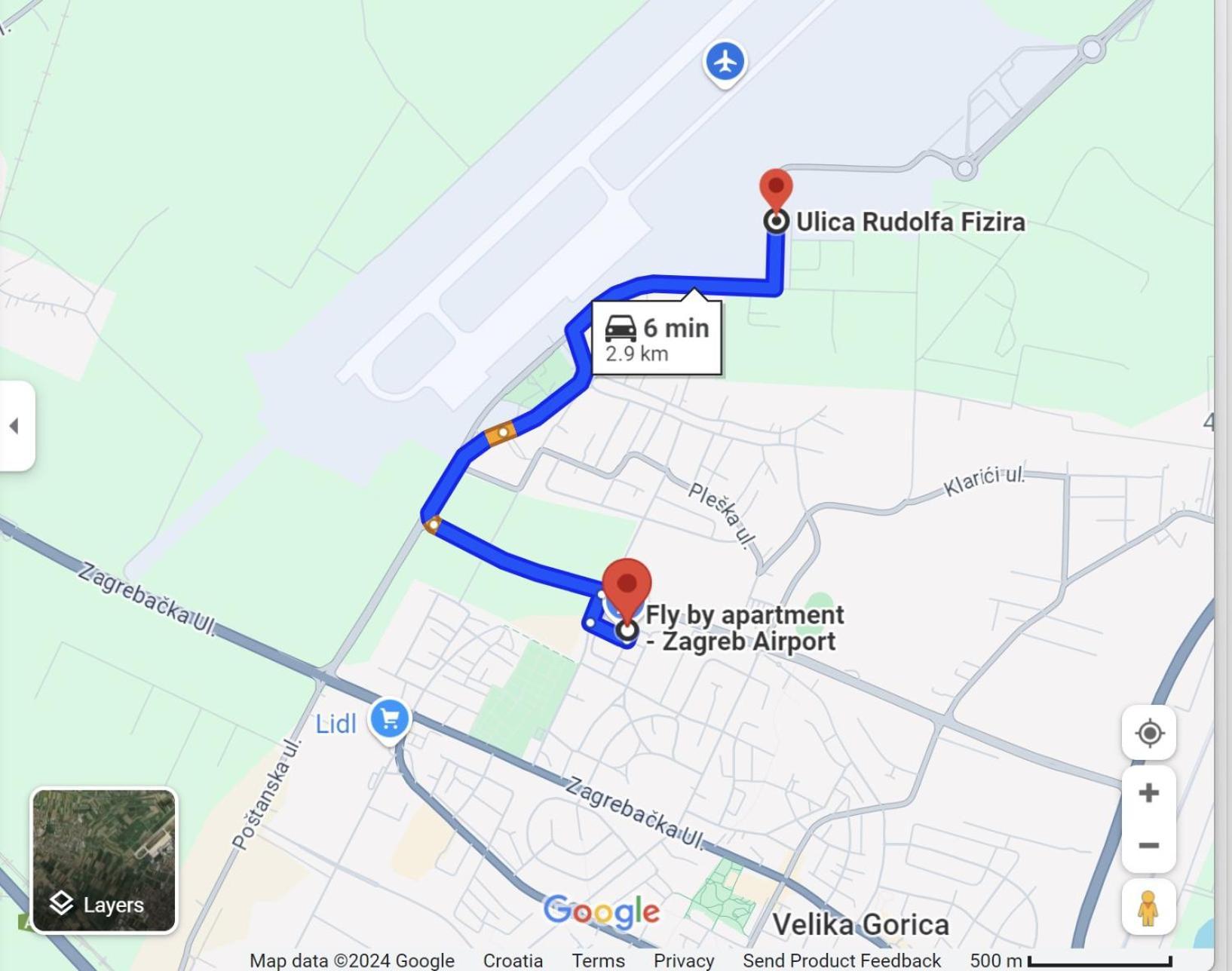 Apartment Fly By - Zagreb Airport - 0-24h Self Check In&out - Parking On Site